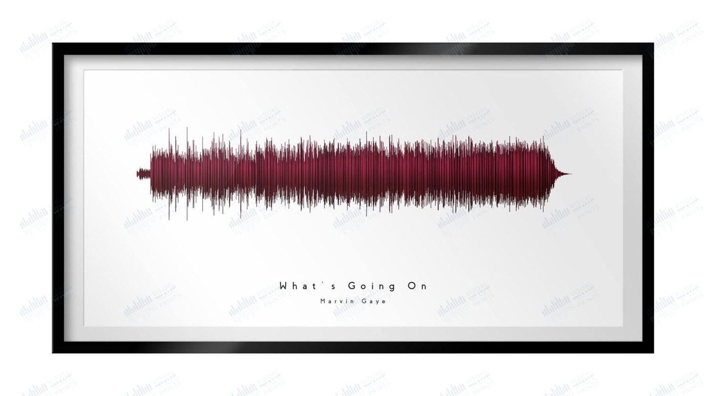 What's Going On by Marvin Gaye - Visual Wave Prints