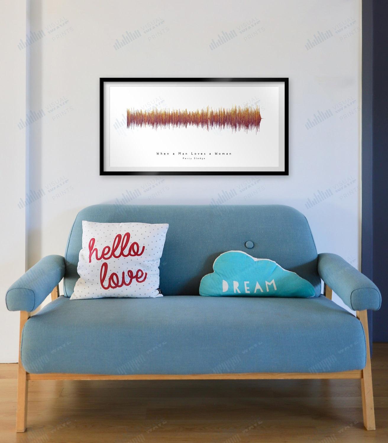 When a Man Loves a Woman by Percy Sledge - Visual Wave Prints