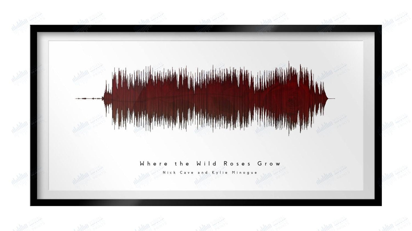 Where the Wild Roses Grow by Nick Cave and Kylie Minogue - Visual Wave Prints