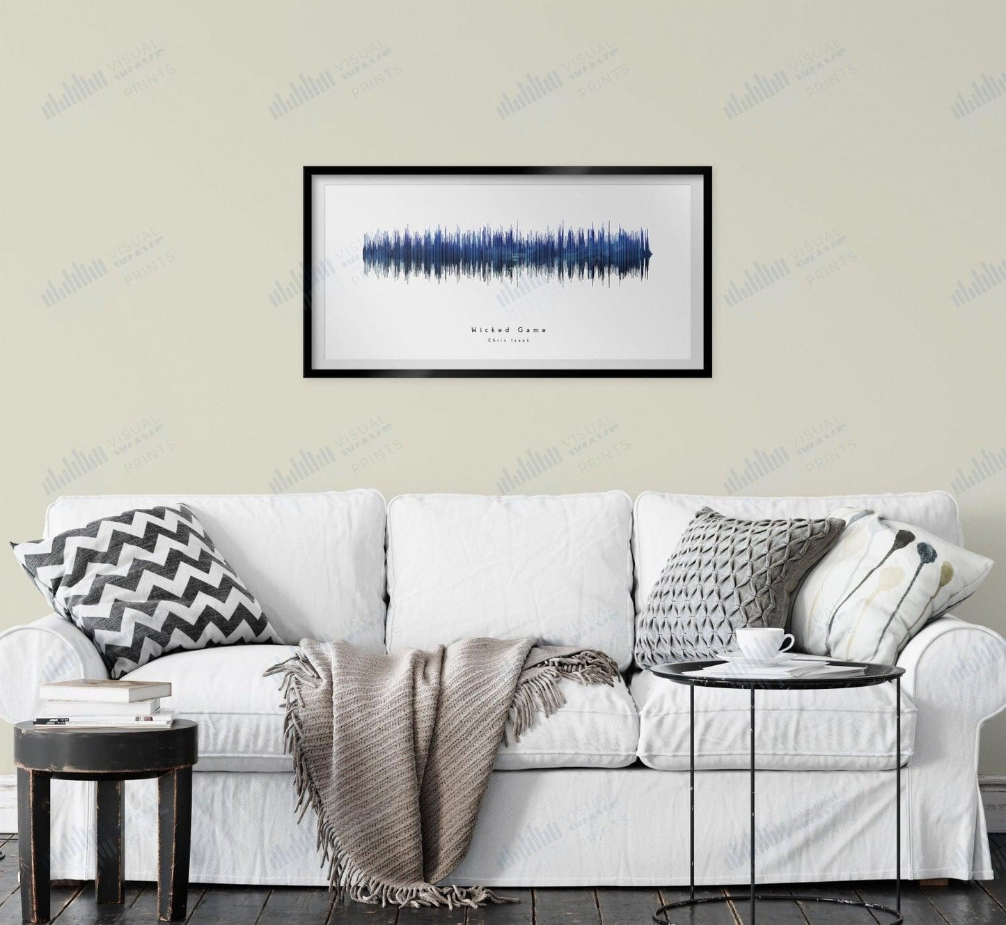 Wicked Game by Chris Isaak - Visual Wave Prints