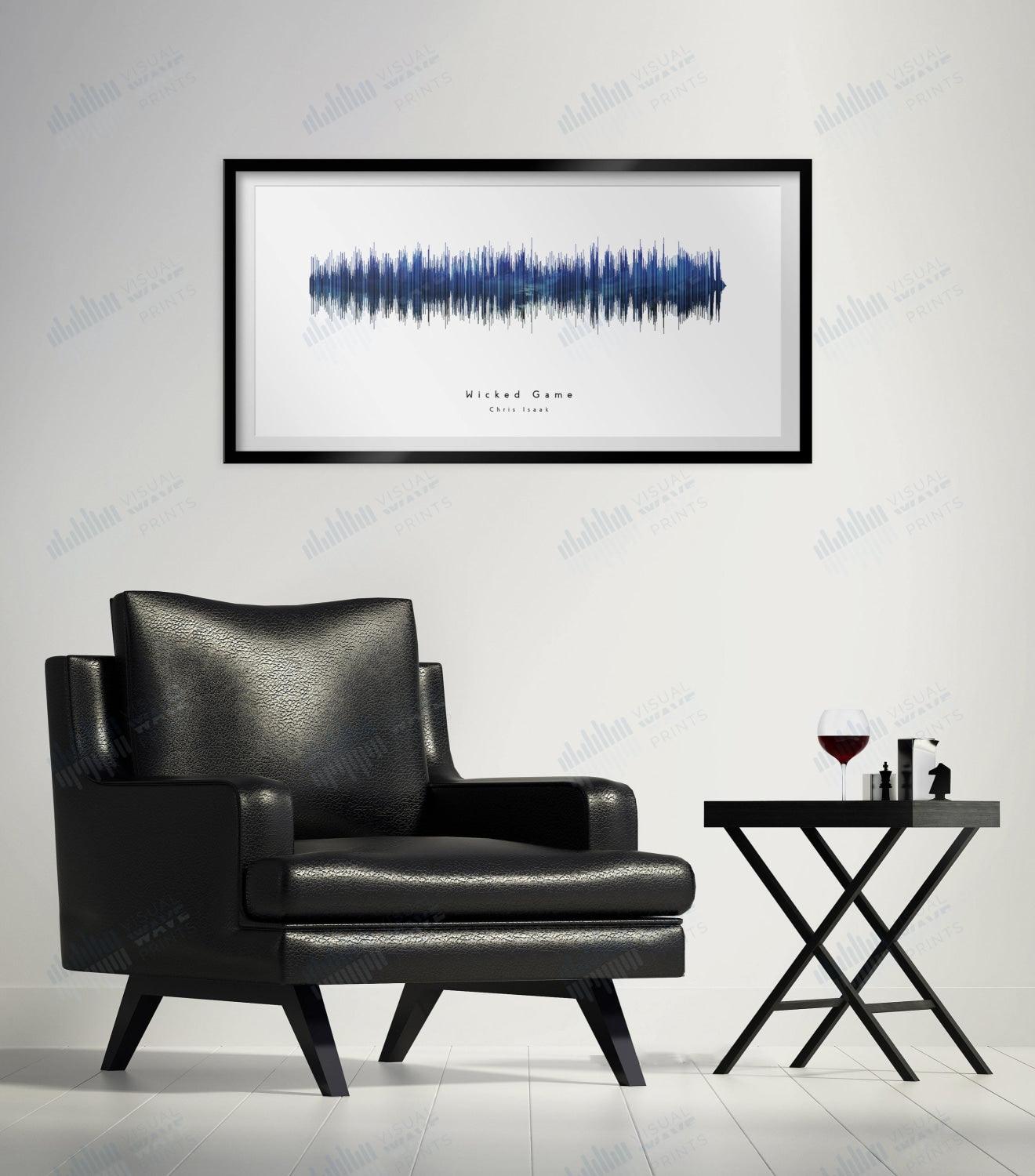 Wicked Game by Chris Isaak - Visual Wave Prints