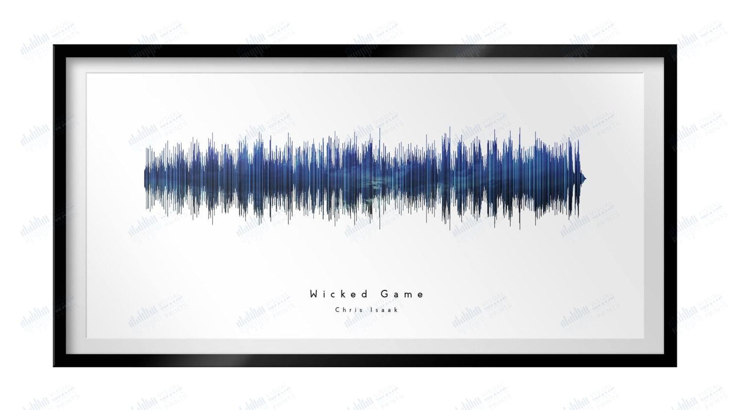 Wicked Game by Chris Isaak - Visual Wave Prints