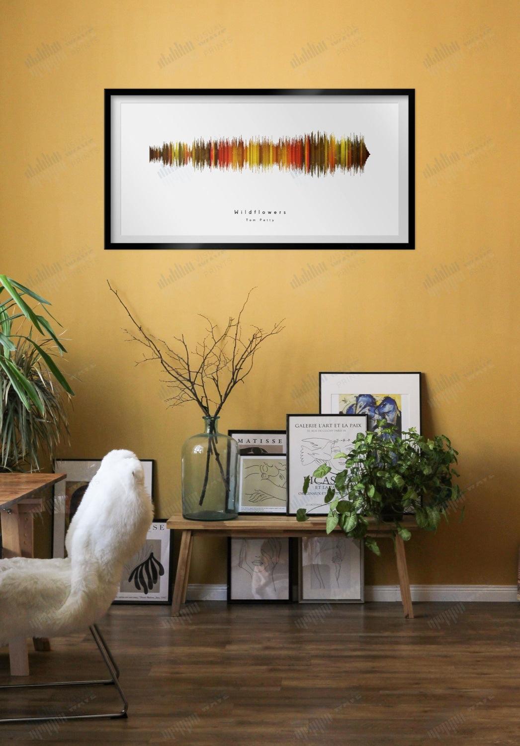 Wildflowers by Tom Petty - Visual Wave Prints