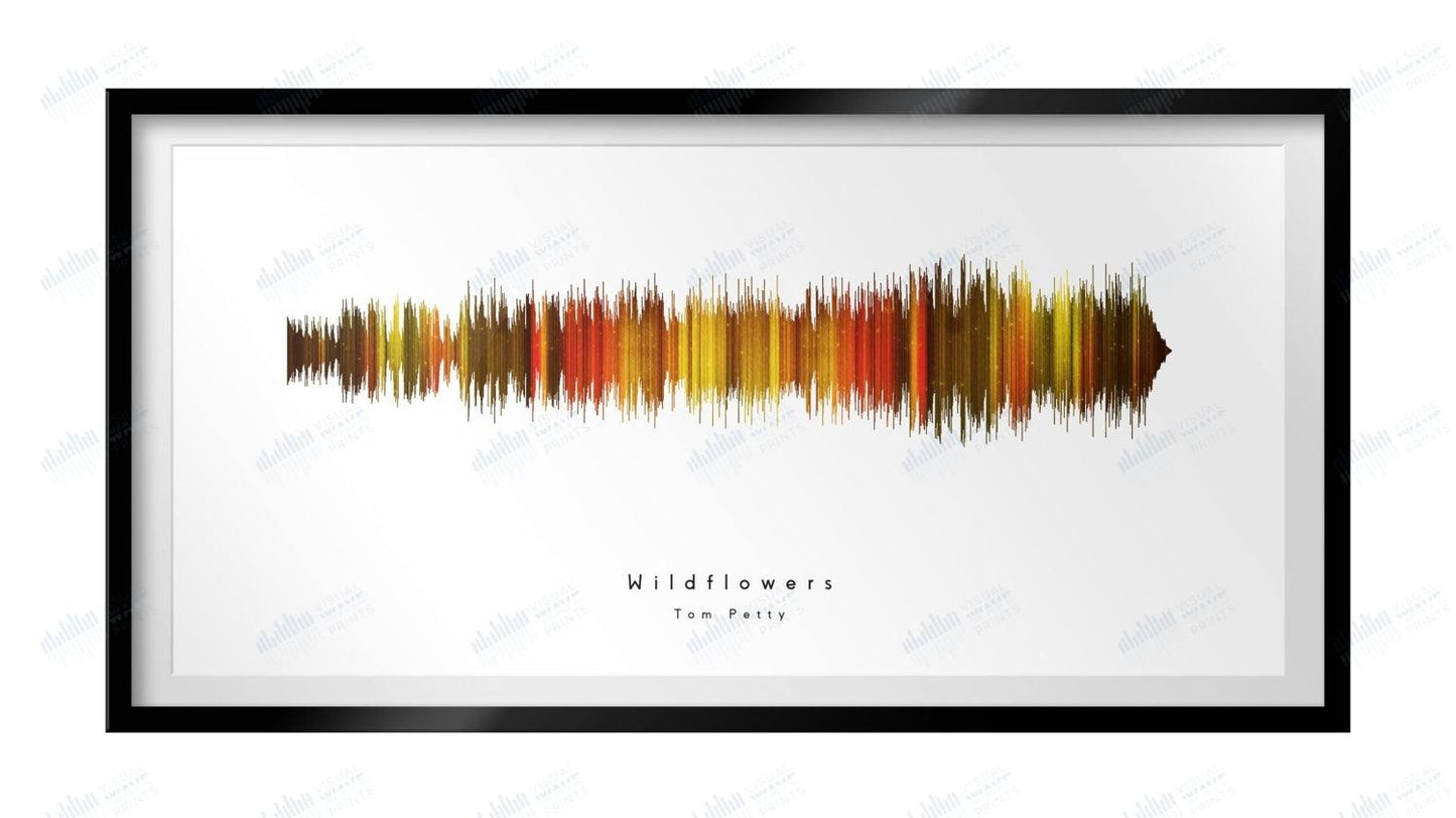 Wildflowers by Tom Petty - Visual Wave Prints