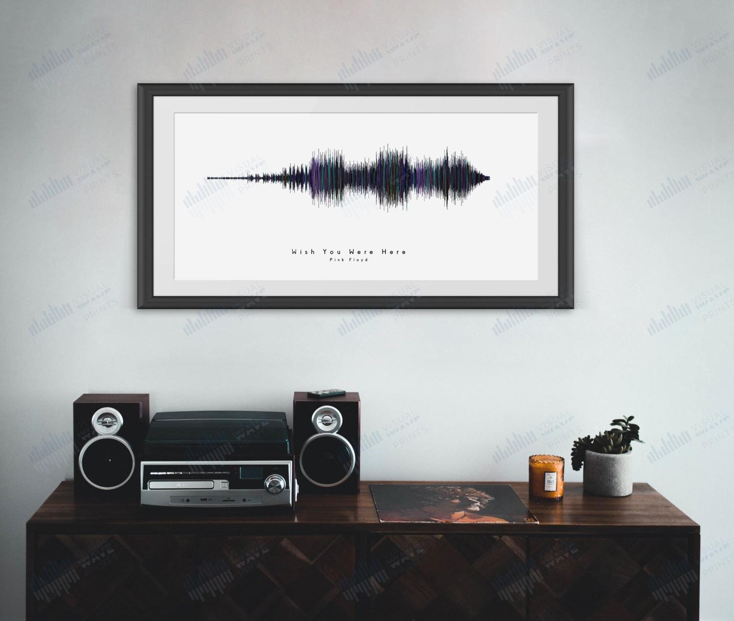 Wish You Were Here by Pink Floyd - Visual Wave Prints
