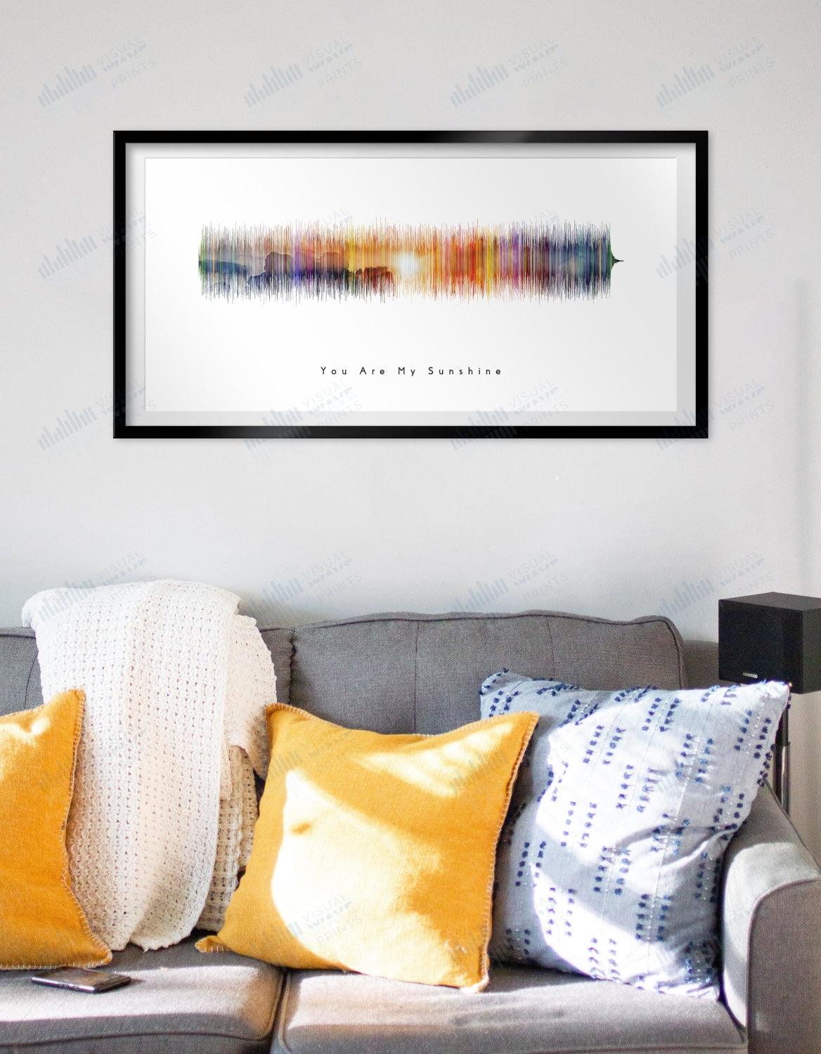 You Are My Sunshine - Visual Wave Prints