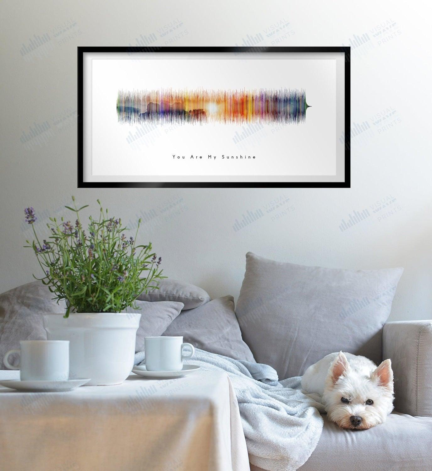 You Are My Sunshine - Visual Wave Prints