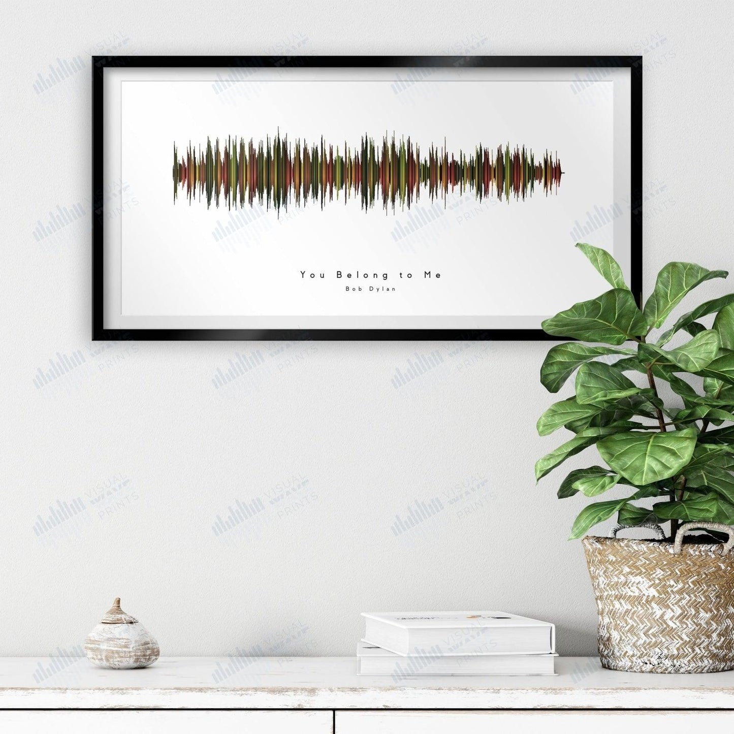 You Belong to Me by Bob Dylan - Visual Wave Prints